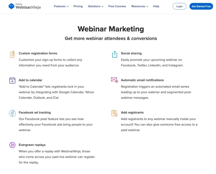 WebinarNinka's website.
