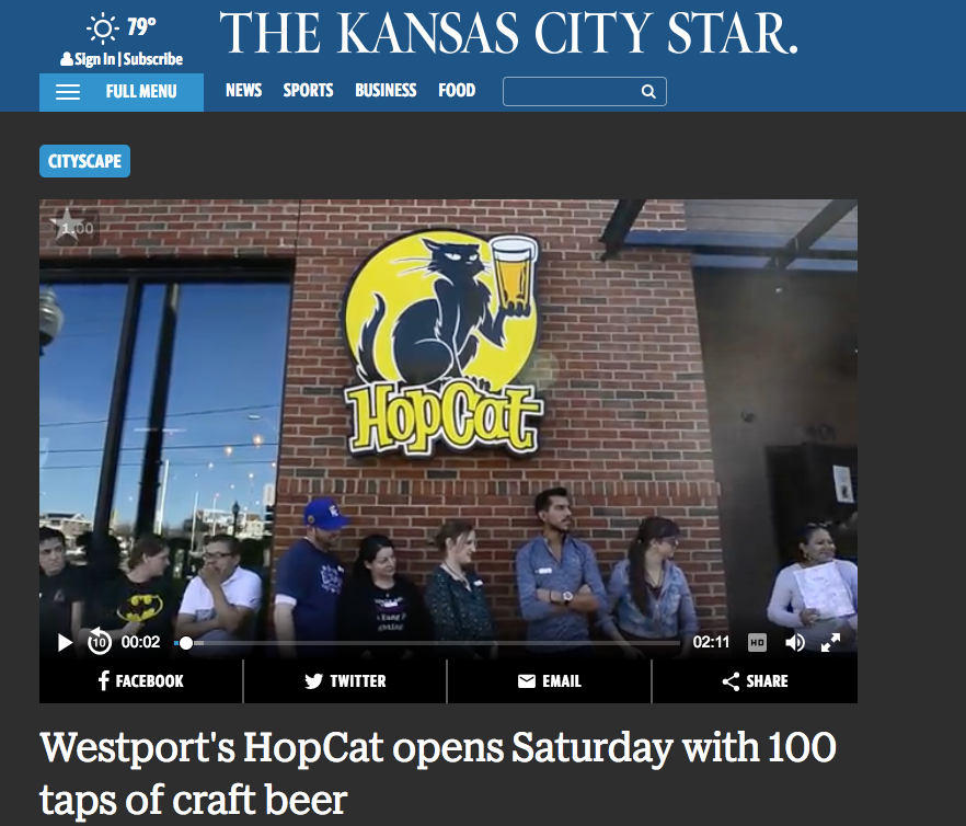 Westport s HopCat opens Saturday with 100 taps of craft beer The Kansas City Star
