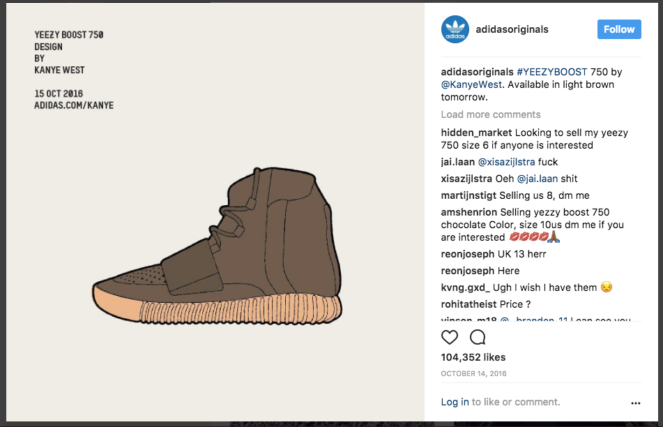 adidas boost instagram