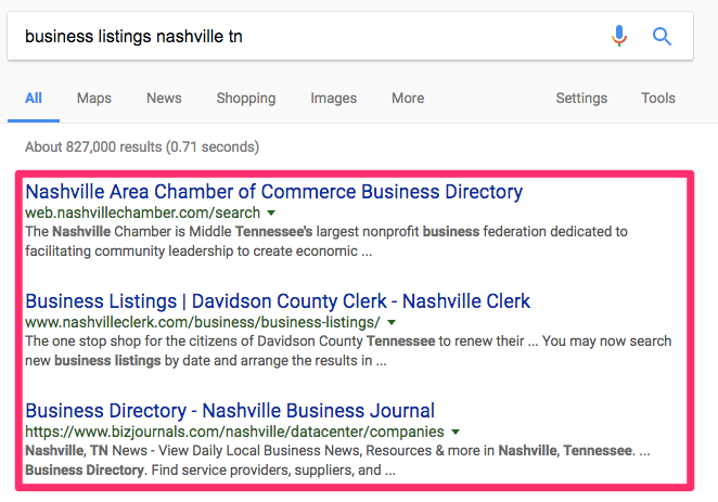 business listings nashville tn Google Search 