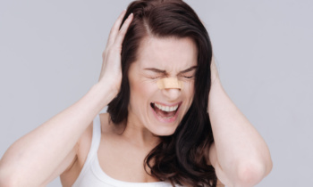 Dynamic contemporary woman tired of critics