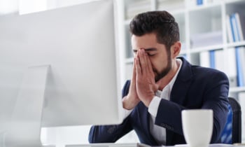 Worried businessman
