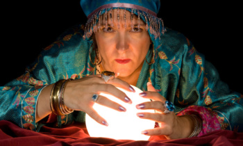 Fortune Teller and Crystal Ball