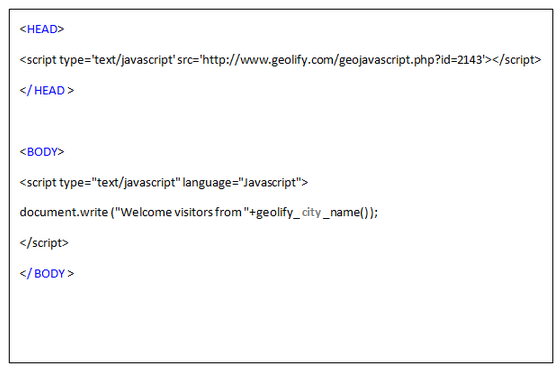 geolify geo javascript service city usage