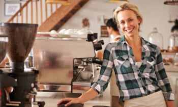 Cafe staff at work