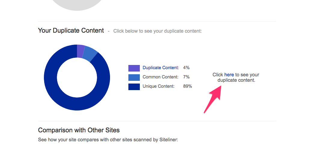 neilpatel com Site Report Siteliner