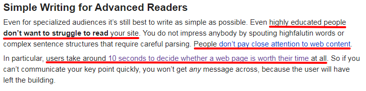 special jargon example how to improve website crediblity 