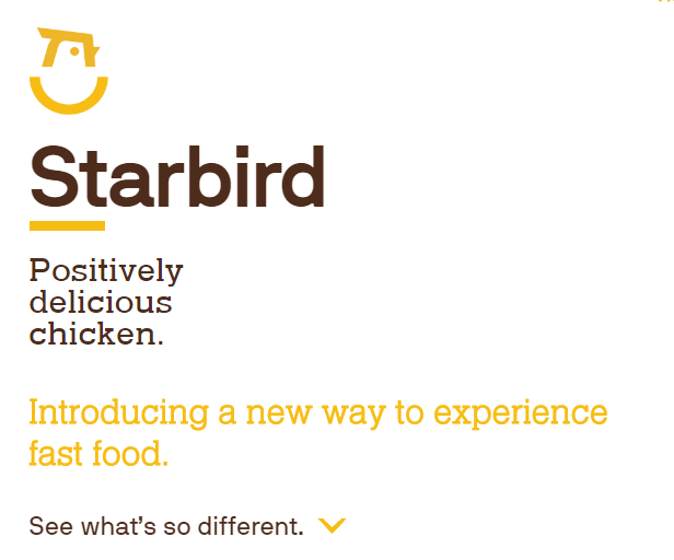 starbird typogrpahy example how to establish website crediblity 