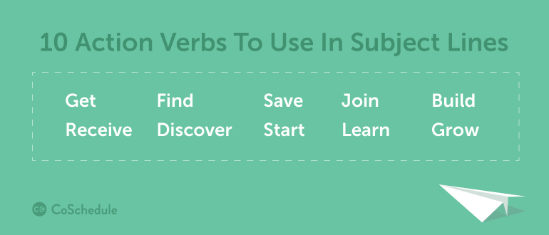 subject line action verbs