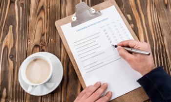 Filling In Customer Satisfaction Survey