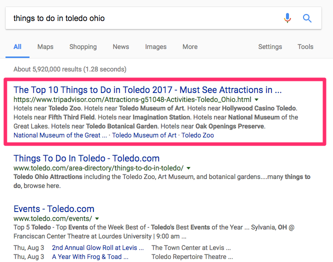 things to do in toledo ohio Google Search