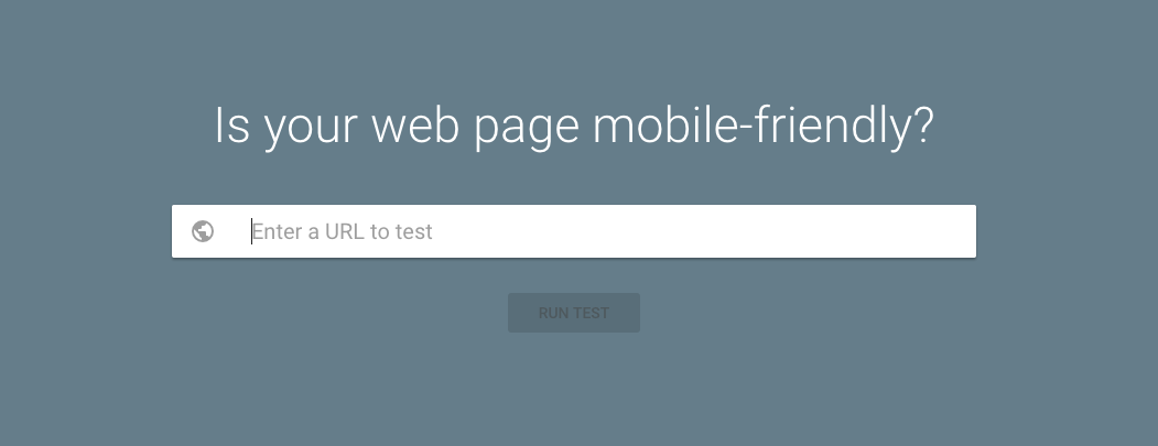 Google Mobile Friendly Test