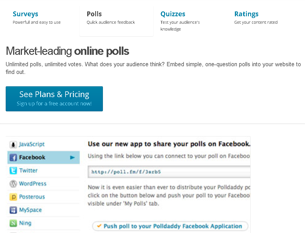 8 Tools To Create Highly Engaging Facebook Polls - not only that links ca!   n be customized for any platform whether facebook twitter wordpress or more you can even get