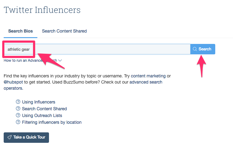 Twitter Influencers BuzzSumo 1