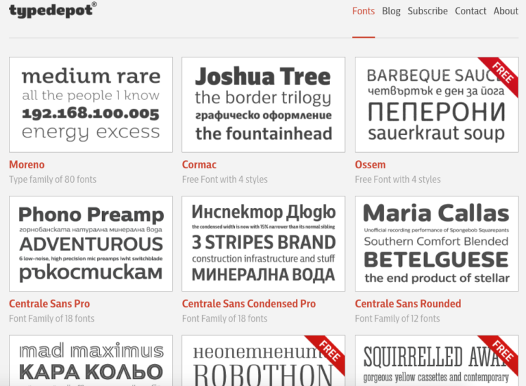 designshacknet best places to find free fonts