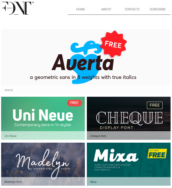 where to find free fonts