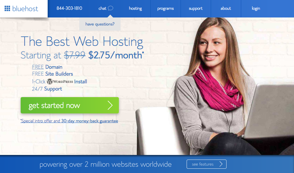 Https cick su. Bluehost. Highly recommended website. Have a chat. How buy host.