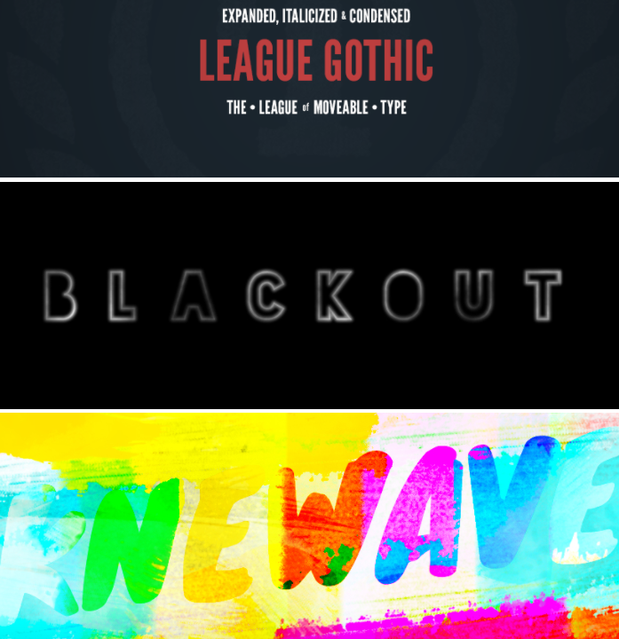 find a font  the league of moveable fonts
