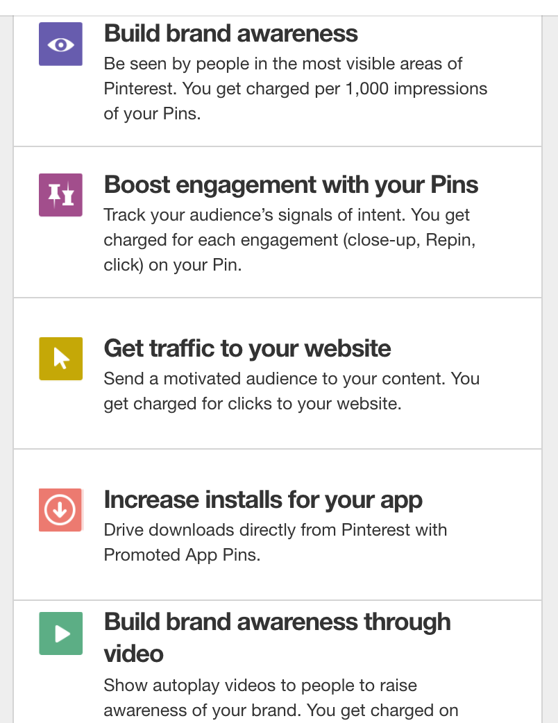 pinterest advertising strategy