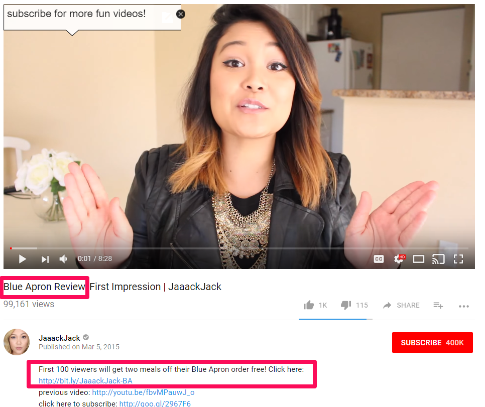 microinfluencers on youtube example 