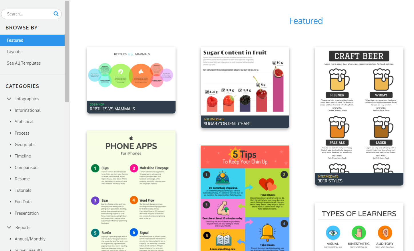 venngage pour la création de liens avec des infographies 