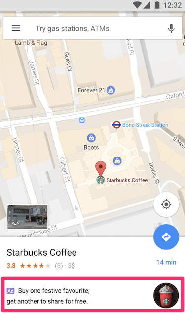 Google Maps Shows Offer Available Under Place Pins/Labels