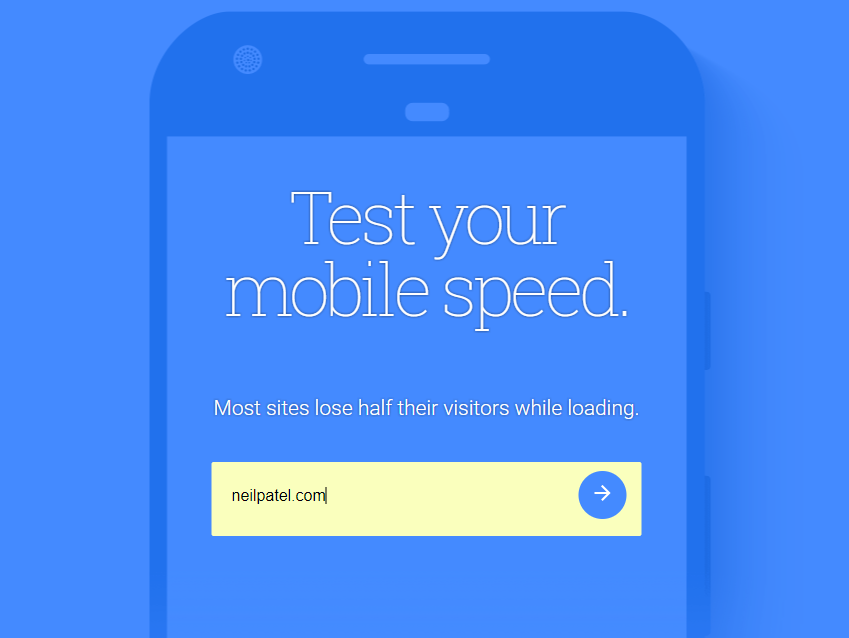 mobile site speed test 