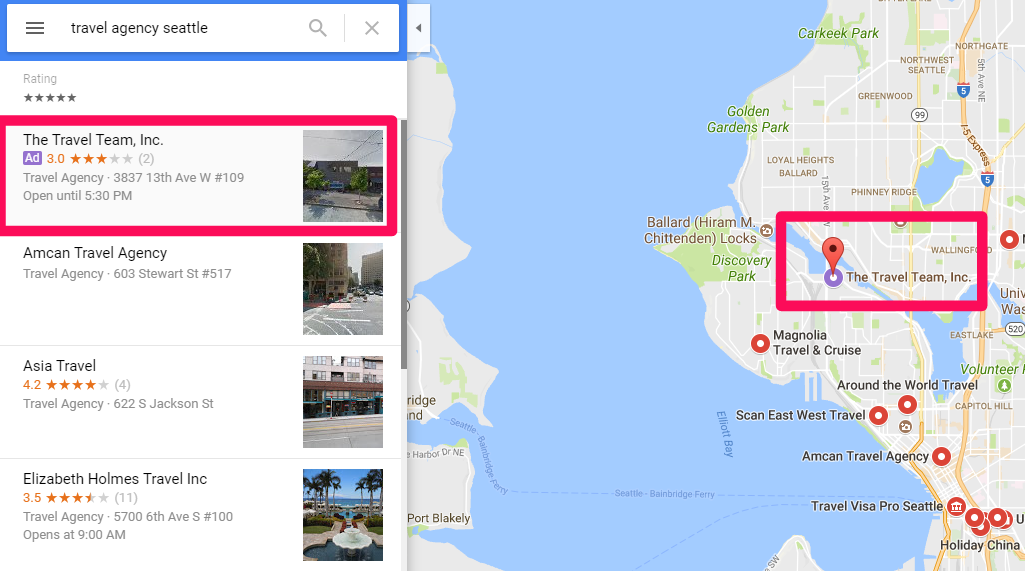 Google Maps Shows Offer Available Under Place Pins/Labels