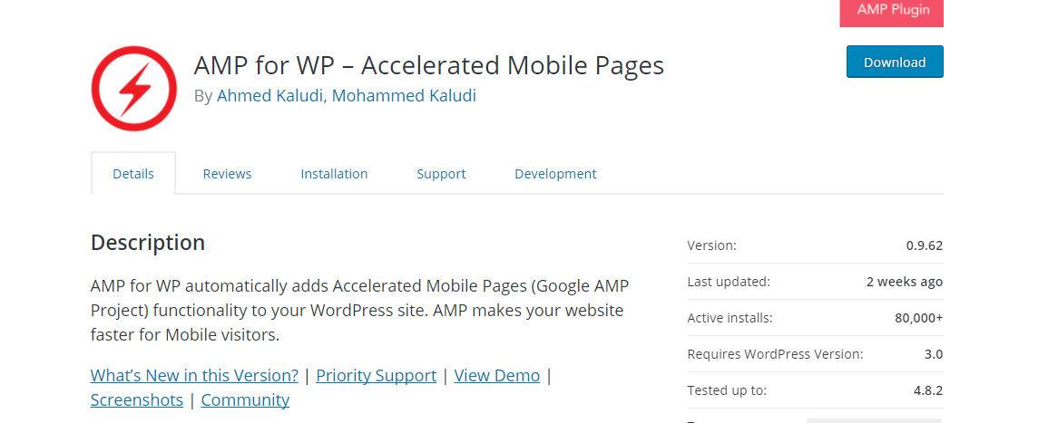  AMP för WP google pagespeed insights guide 