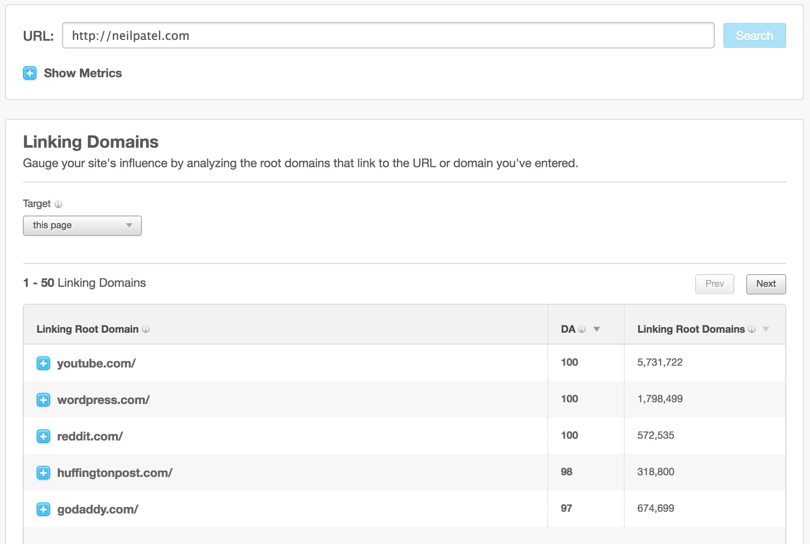 Arc and Open Site Explorer Link Research Backlink Checker Moz 2