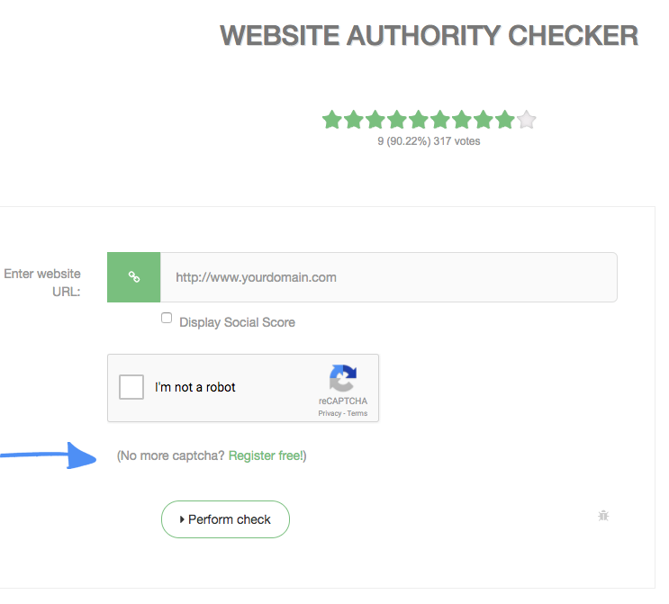 moz authority check