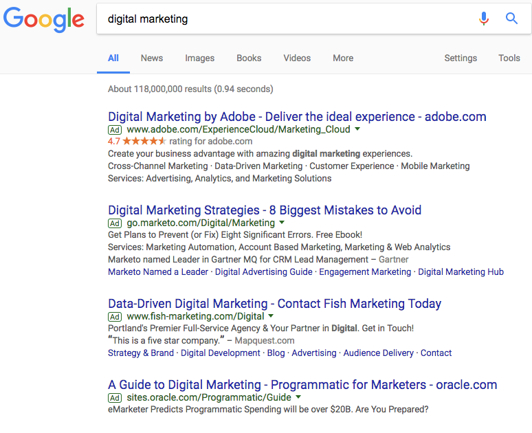 digital marketing Google Search 1