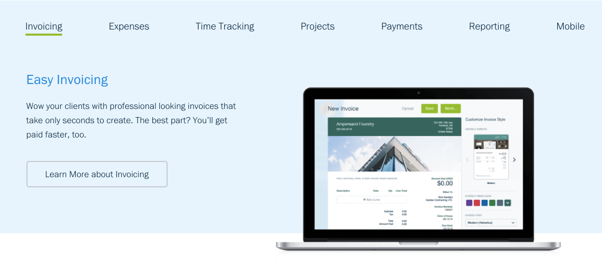 Invoice and Accounting Software for Small Businesses FreshBooks