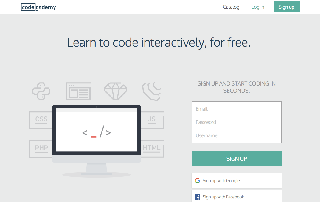 Learn to code Codecademy