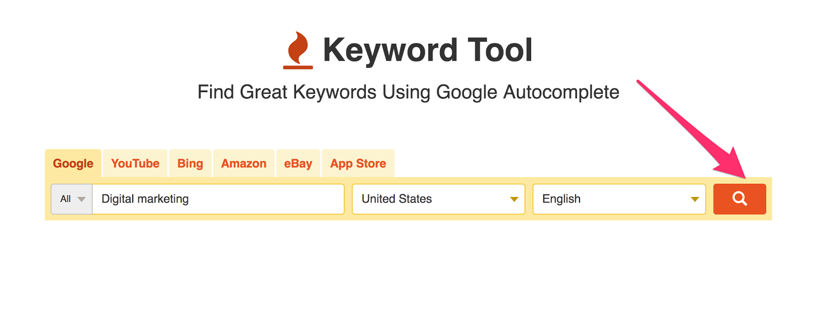 Arc and Keyword Tool 1 Google Keyword Planner Alternative For SEO FREE 