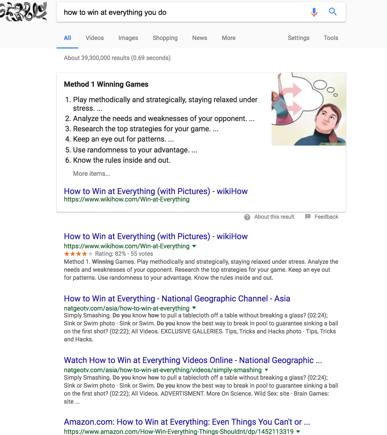how to win at everything you do Google Search