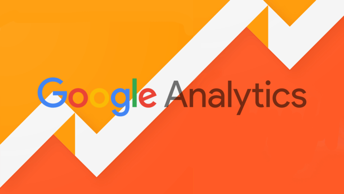 logotipo do google analytics em fundo colorido