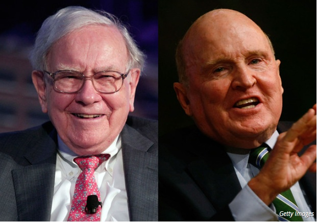 pics of Jack Welches and Warren Buffetts 