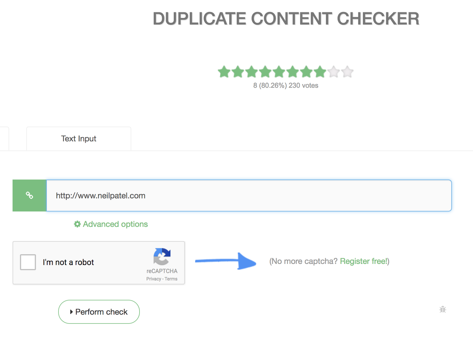 ranking guide use a duplicate content checker