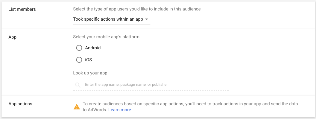 app actions