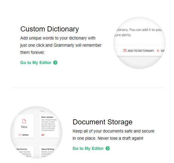 grammarly feature onboarding