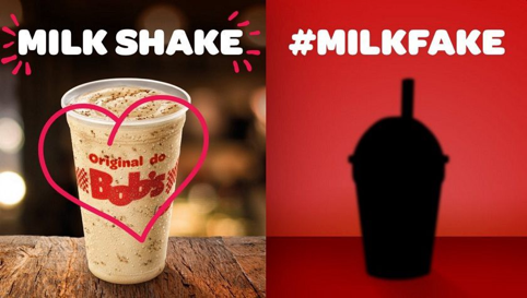 marketing de guerrilha do milkshake de ovomaltine
