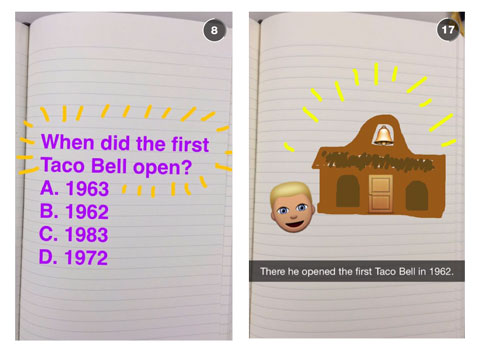taco bell snap chat trivia contest how to get more snapchat friends