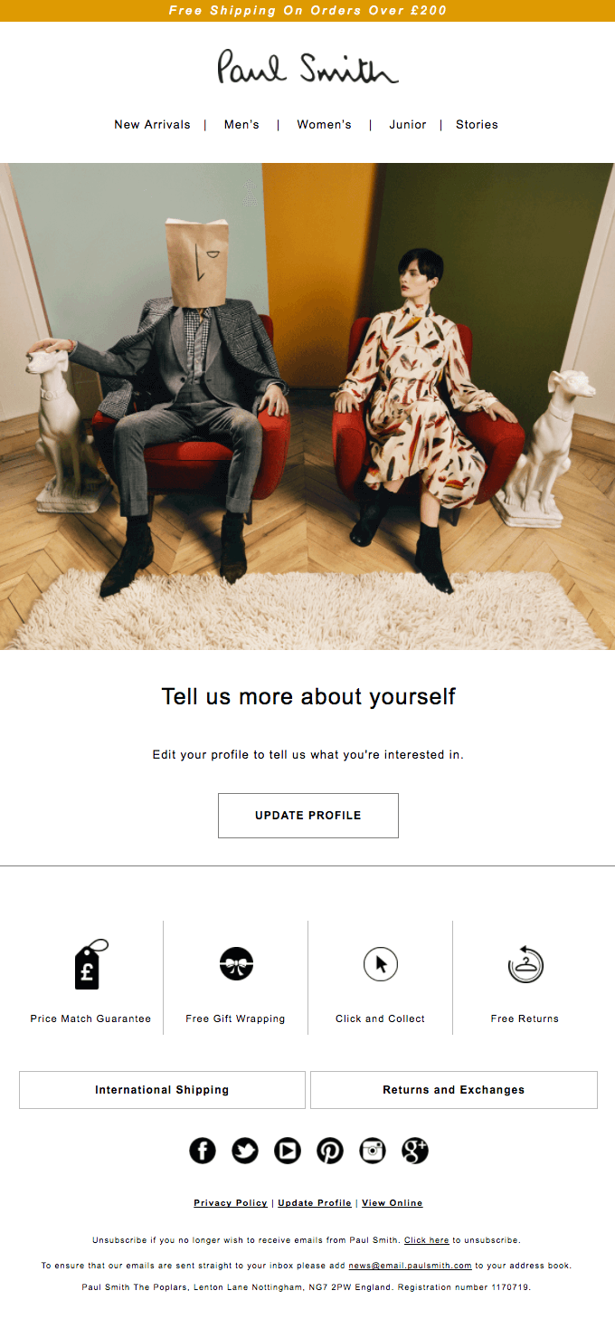 paul smith onboarding email