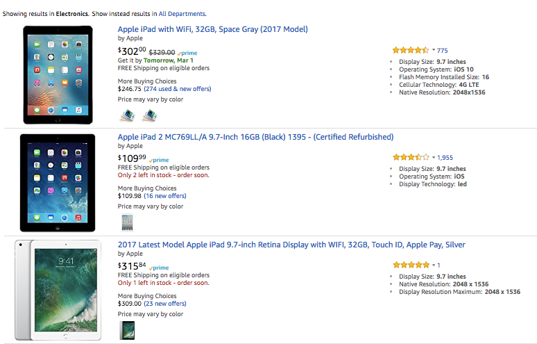 Amazon com apple ipad Tablets Computers Tablets Electronics