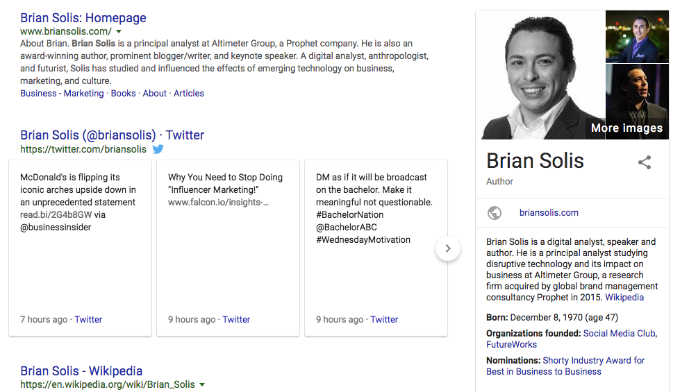 Brian Solis Google Search