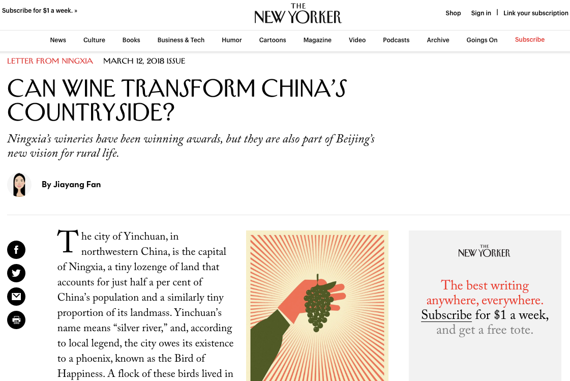 Can Wine Transform China s Countryside The New Yorker