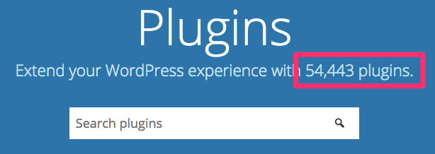 WordPress Plugins Plugins extend and expand the functionality of WordPress 