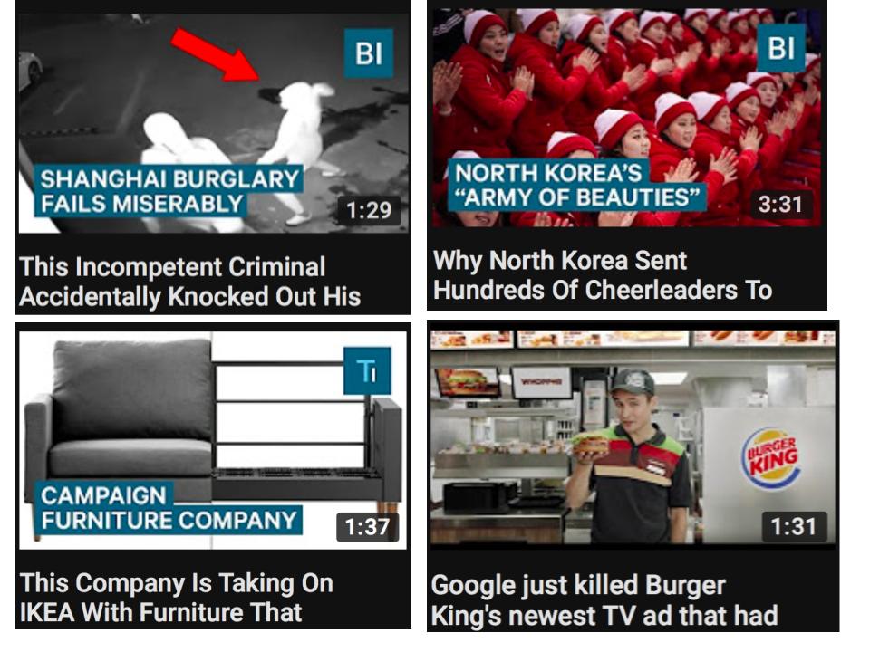 business insider youtube video titles