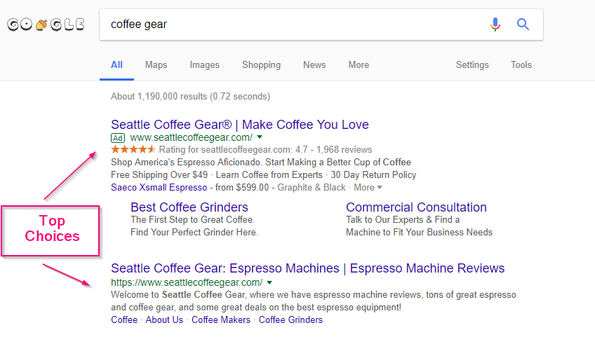 coffee gear google